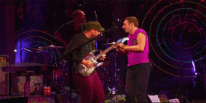 Coldplay GIF. Artiesten Coldplay Gifs Chris martin 