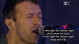 Coldplay GIF. Artiesten Coldplay Gifs 