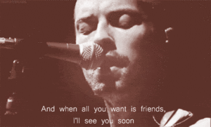 Coldplay GIF. Artiesten Coldplay Gifs 