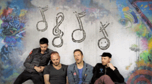 Coldplay GIF. Artiesten Coldplay Gifs 