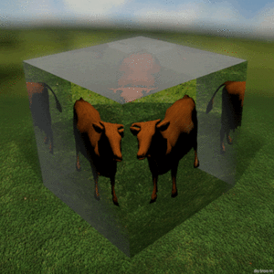 Koe GIF. Dieren Koe Glas Gifs 