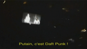 Daft Punk GIF. Artiesten Omhelzing Gifs Daft punk Overwinning Grammys Grammys 2014 