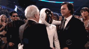 Daft Punk GIF. Muziek Artiesten Kat Gifs Daft punk Parodie Grammys Mash up Grammys 2014 