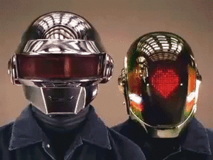 Daft Punk GIF. Meisje Muziek Artiesten Gifs Daft punk Hart 
