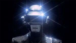 Daft Punk GIF. Artiesten Gifs Daft punk Get lucky Random access memories 