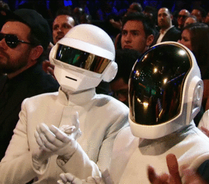 Daft Punk GIF. Applaus Artiesten Tv Gifs Daft punk Grammys Grammys 2014 