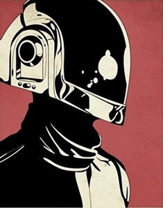 Daft Punk GIF. Muziek Artiesten Gifs Daft punk Opnieuw 