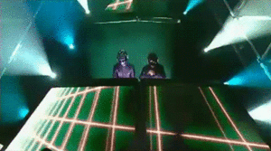 Daft Punk GIF. Bioscoop Artiesten Brand Gifs Daft punk Vlam Duo 