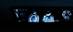Daft Punk GIF. Artiesten Tron Gifs Daft punk Derezzed 
