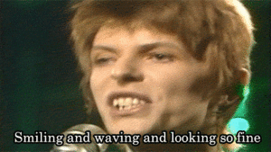 David Bowie GIF. Beroemdheden Artiesten Gifs David bowie Ander 90s Fotoset 