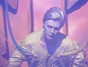 David Bowie GIF. Beroemdheden Artiesten Gifs David bowie Fotoset Labyrint Koboldkoning Jareth De goblin koning 