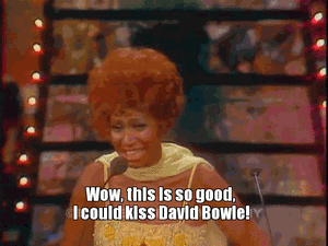 David Bowie GIF. Artiesten Gifs David bowie Knikkend Het eens zijn 