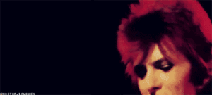 David Bowie GIF. Artiesten Gifs David bowie Wat Geschokt 