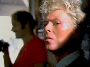 David Bowie GIF. Boos Artiesten Gifs David bowie Koekje Raken Woede 