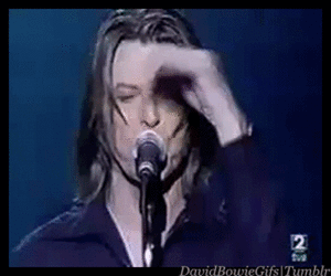 David Bowie GIF. Beroemdheden Artiesten Bowie Gifs David bowie 