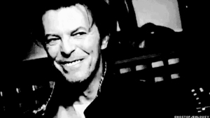 David Bowie GIF. Artiesten Gifs David bowie Lachend 