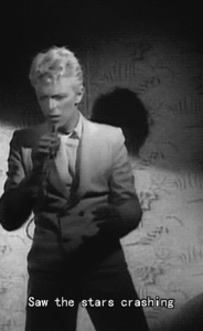 David Bowie GIF. Beroemdheden Artiesten Gifs David bowie Ander 90s Fotoset 