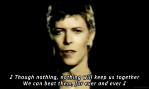 David Bowie GIF. Beroemdheden Artiesten Gifs David bowie Fotoset David bowie interview Seksuele frustratie 