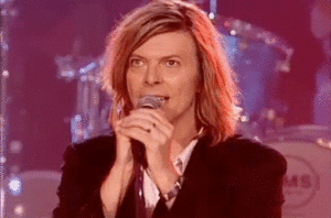 David Bowie GIF. Artiesten Zonnebril Gifs David bowie 90s 