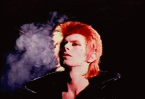 David Bowie GIF. Beroemdheden Artiesten Gifs David bowie &amp;#39;80 Mick jagger Dansen in de straat 