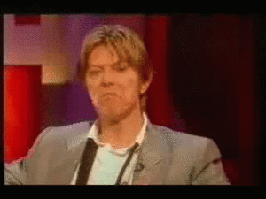 David Bowie GIF. Beroemdheden Artiesten Gifs David bowie Fotoset Live show Morrissey 