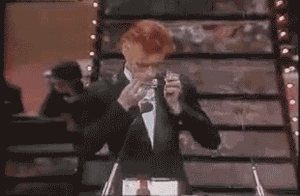 David Bowie GIF. Beroemdheden Artiesten Gifs David bowie Fotoset Labyrint Koboldkoning Jareth De goblin koning 