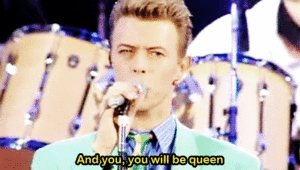 David Bowie GIF. Beroemdheden Artiesten Gifs David bowie Fotoset David bowie interview Seksuele frustratie 