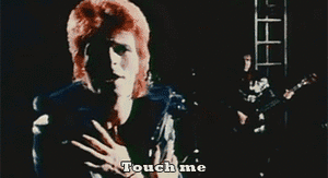 David Bowie GIF. Artiesten Twin peaks Gifs David bowie Kyle maclachlan Middel cooper Phillip jeffries 