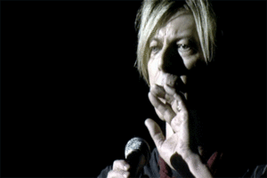 David Bowie GIF. Beroemdheden Artiesten Gifs David bowie 90s Fotoset Springen ze zeggen 
