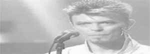 David Bowie GIF. Boos Artiesten Gifs David bowie Koekje Raken Woede 