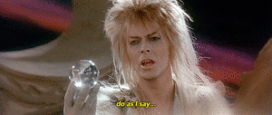David Bowie GIF. Bioscoop Artiesten Gifs David bowie Labyrint 