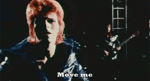 David Bowie GIF. Artiesten Gifs David bowie Muziekvideo Blue jean 