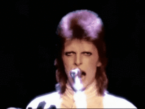 David Bowie GIF. Artiesten Gifs David bowie Tilda swinton 