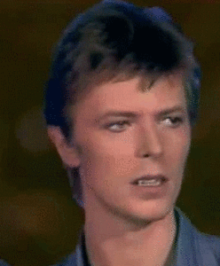 David Bowie GIF. Beroemdheden Artiesten Gifs David bowie Jazzin voor blauwe jean Schreeuwen lord byron Screamin lord b 