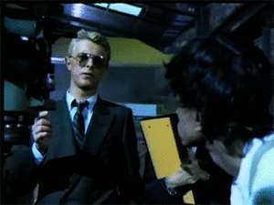 David Bowie GIF. Beroemdheden Artiesten Gifs David bowie Fotoset David bowie interview 