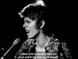David Bowie GIF. Beroemdheden Artiesten Gifs David bowie Ander 