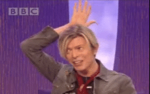 David Bowie GIF. Beroemdheden Artiesten Gifs David bowie Ander 