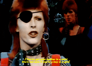 David Bowie GIF. Artiesten Gifs David bowie Labyrint 