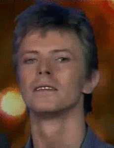 David Bowie GIF. Beroemdheden Artiesten Gifs David bowie &amp;#39;80 Mick jagger Dansen in de straat 
