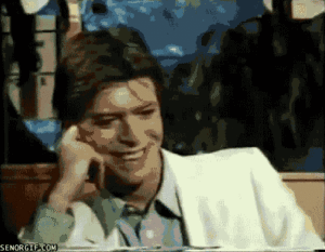 David Bowie GIF. Beroemdheden Artiesten Haar Gifs David bowie 