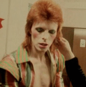 David Bowie GIF. Artiesten Gifs David bowie Rebel rebel Diamanten honden 