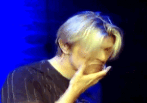 David Bowie GIF. Artiesten Drinken Vriendschap Gifs David bowie Zoolander Behulpzaam Uitgaansavonden 