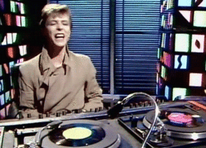 David Bowie GIF. Artiesten Zonnebril Gifs David bowie 90s 