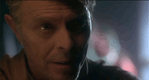 David Bowie GIF. Artiesten Gifs David bowie Labyrint Koboldkoning 