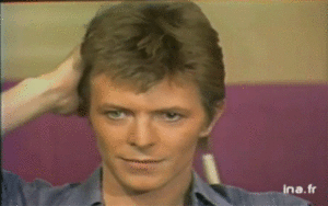 David Bowie GIF. Beroemdheden Artiesten Gifs David bowie Ander 