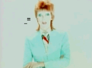 David Bowie GIF. Artiesten Gifs David bowie Mtv 