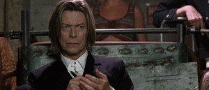David Bowie GIF. Boos Artiesten Gifs David bowie Koekje Raken Woede 