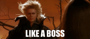 David Bowie GIF. Bioscoop Artiesten Film Gifs David bowie Baas Zoals een baas Labyrint 