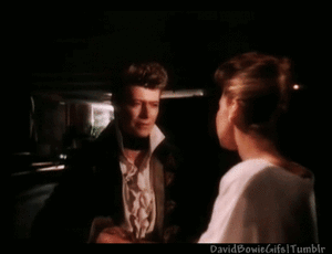 David Bowie GIF. Muziek Artiesten Gifs David bowie Hard feesten 
