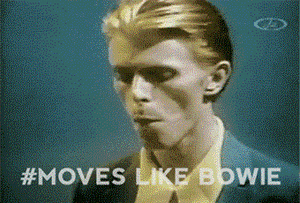 David Bowie GIF. Beroemdheden Artiesten Gifs David bowie Fotoset Labyrint Koboldkoning Jareth De goblin koning 